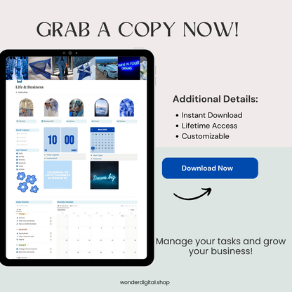 Ultimate Life & Business Planner: Notion Template