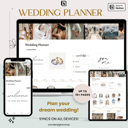 Notion Wedding Planner Template - Organize Your Special Day with Ease