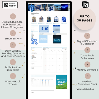Ultimate Life & Business Planner: Notion Template