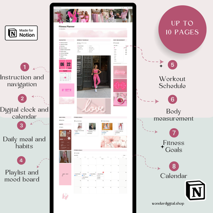 Notion Fitness Planner Template: Ultimate Workout and Progress Tracker