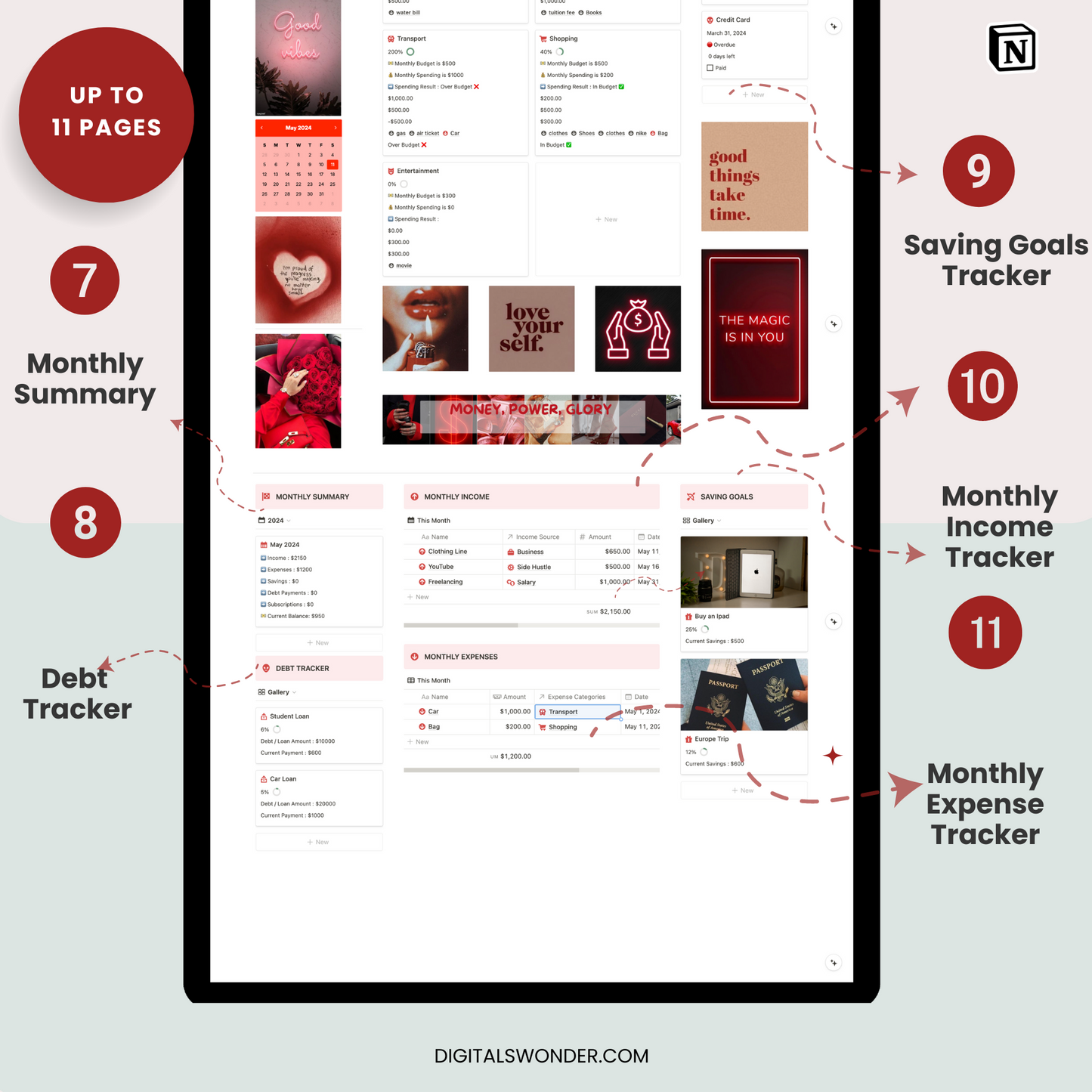 Streamline Finances with Notion Finance Tracker Template