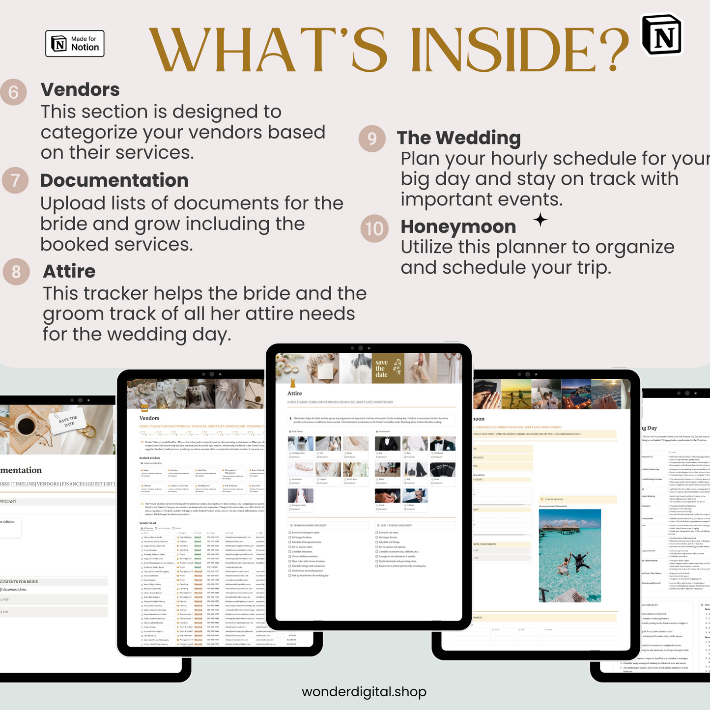 Notion Wedding Planner Template - Organize Your Special Day with Ease