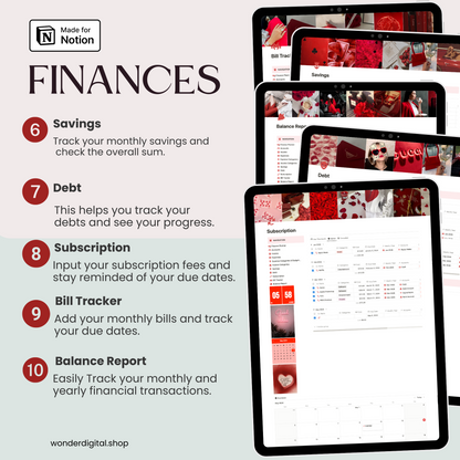 Streamline Finances with Notion Finance Tracker Template