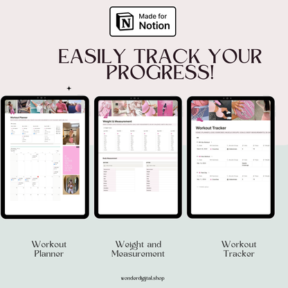 Notion Fitness Planner Template: Ultimate Workout and Progress Tracker