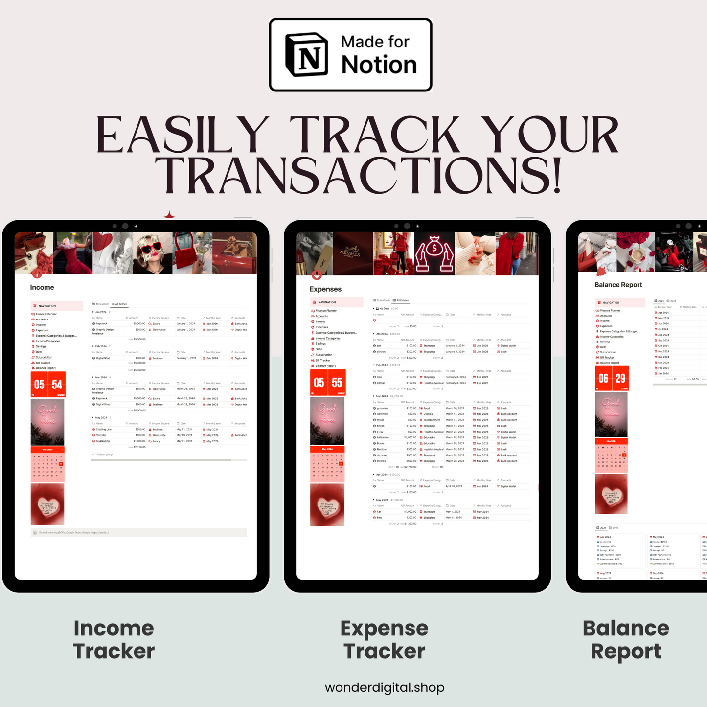 Streamline Finances with Notion Finance Tracker Template