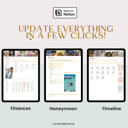Notion Wedding Planner Template - Organize Your Special Day with Ease