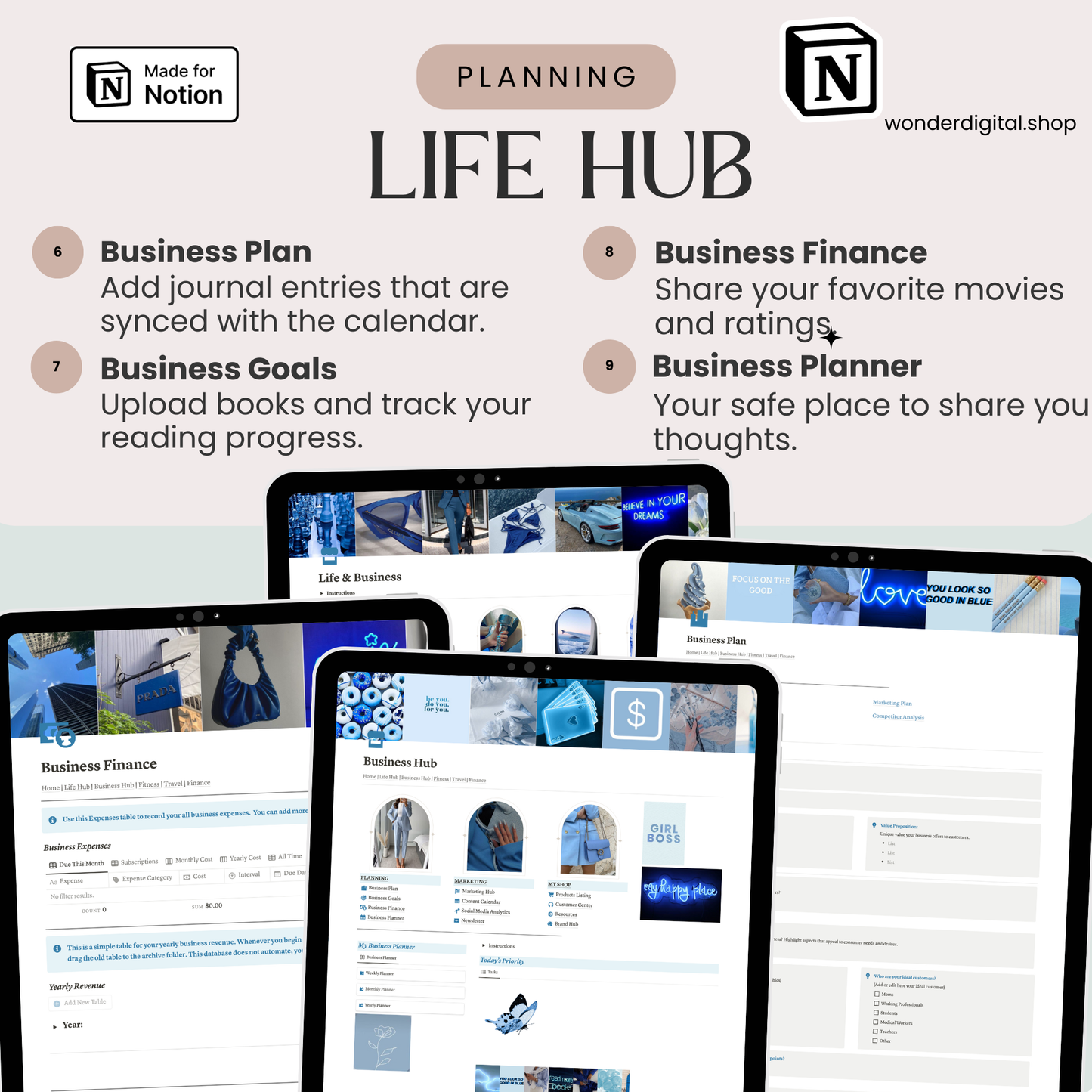 Ultimate Life & Business Planner: Notion Template