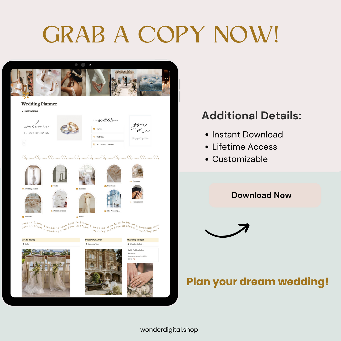 Notion Wedding Planner Template - Organize Your Special Day with Ease