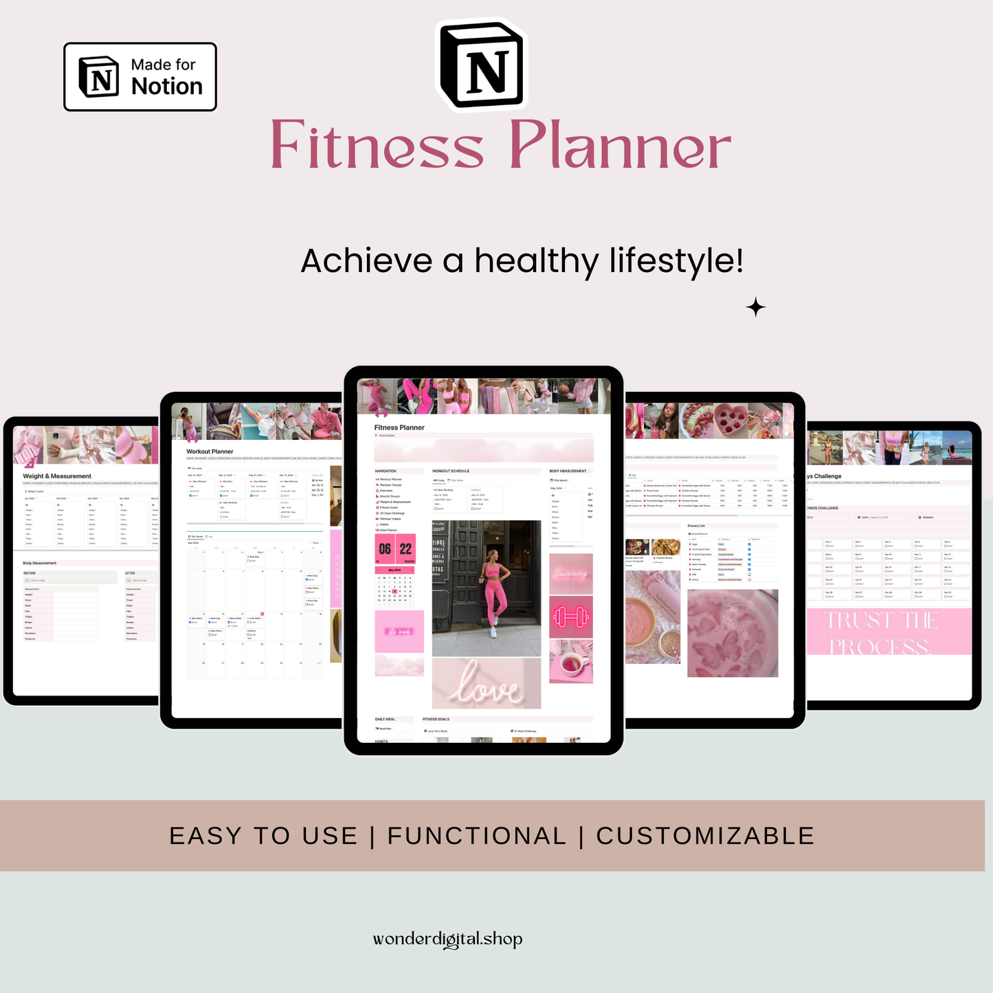 Notion Fitness Planner Template: Ultimate Workout and Progress Tracker